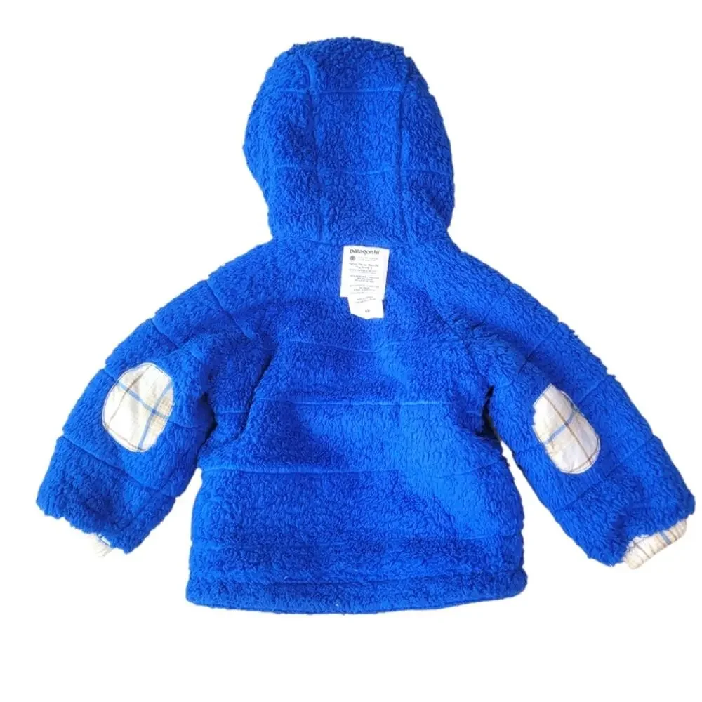 Patagonia Baby Reversible Tribbles Hoody Puffer Jacket Fleece 6M